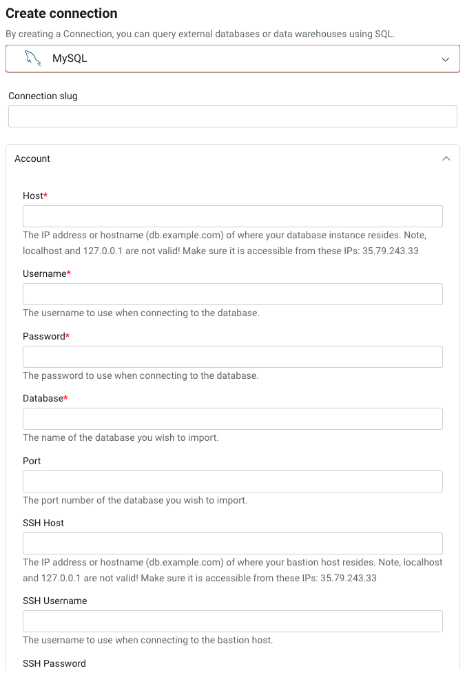 MySQL Connection